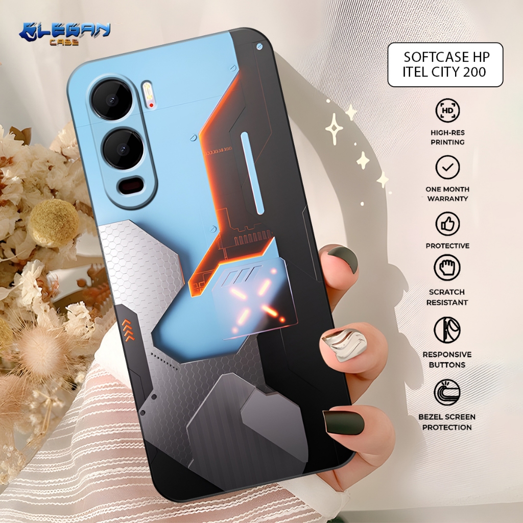 เคส HP ITEL CITY 200 \ CITY 100 2026 โทรศัพท์ Mica โทรศัพท์อุปกรณ์เสริมโทรศัพท์ป้องกันสบายถือราคาคุณ