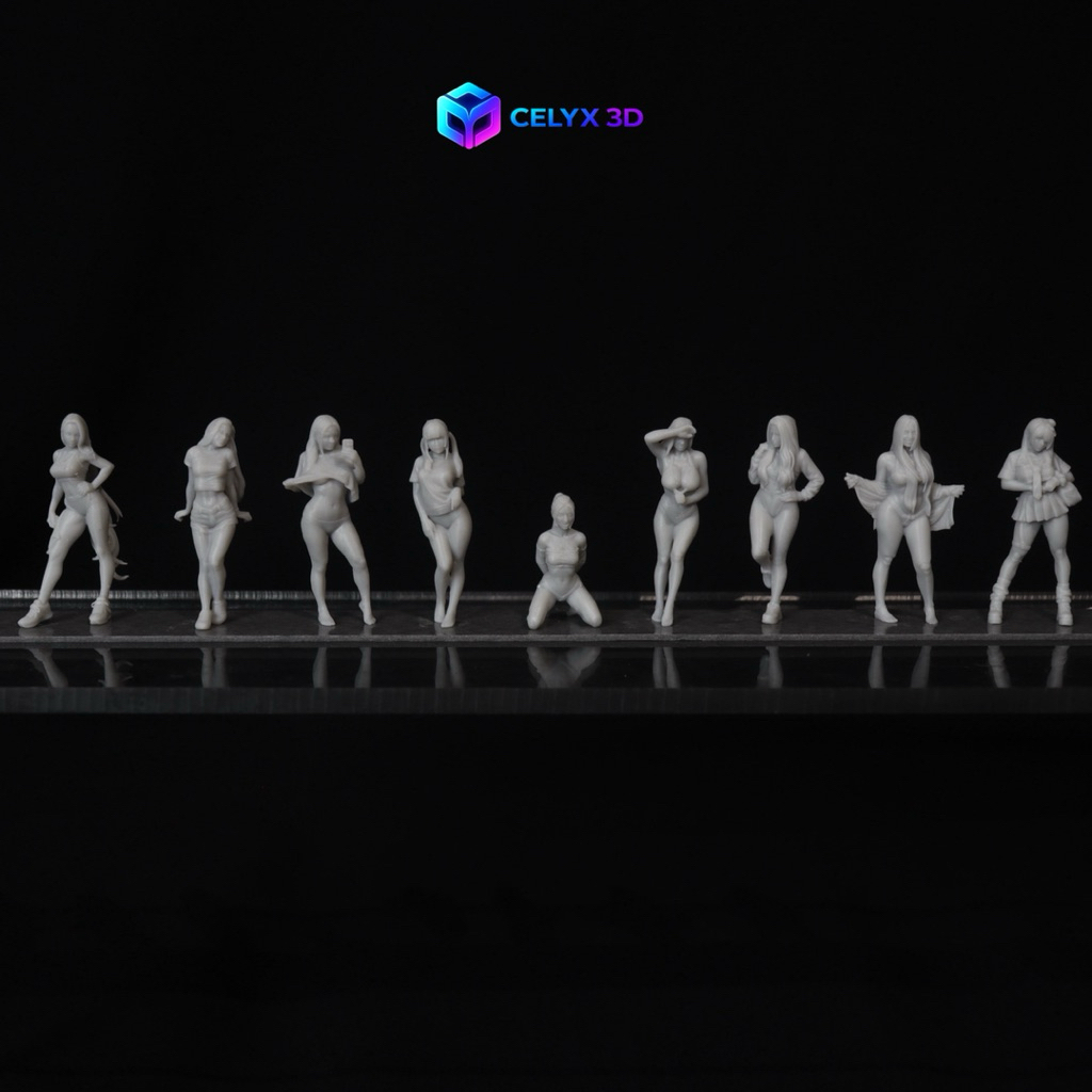 Womens Diorama Miniature Vol.12 1:64 Scale Resin