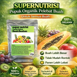 Pupuk buah buahan booster buah buahan semua jenis buah isi 250gram