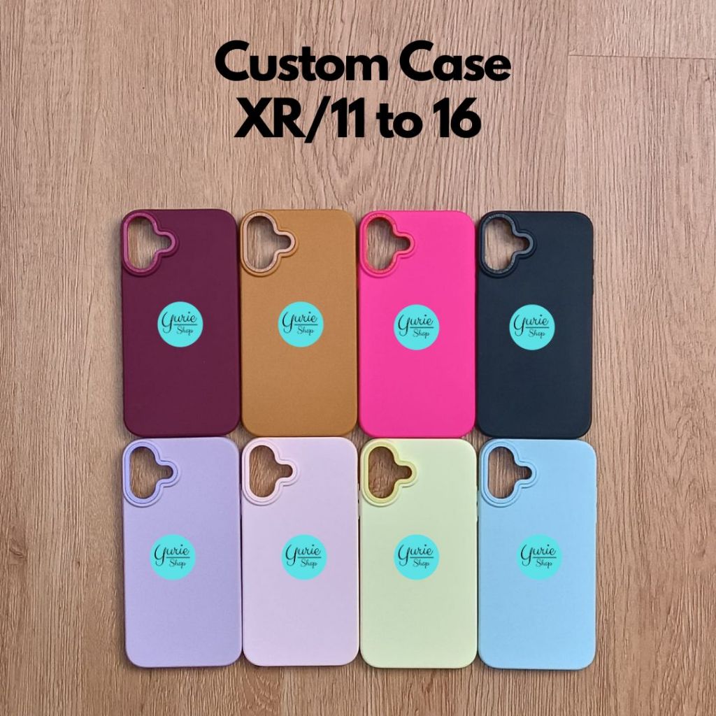 เคสนิ่มแบบกําหนดเอง Silicone SOLID TINT XR/11 to Series 16 (2 กล้อง)