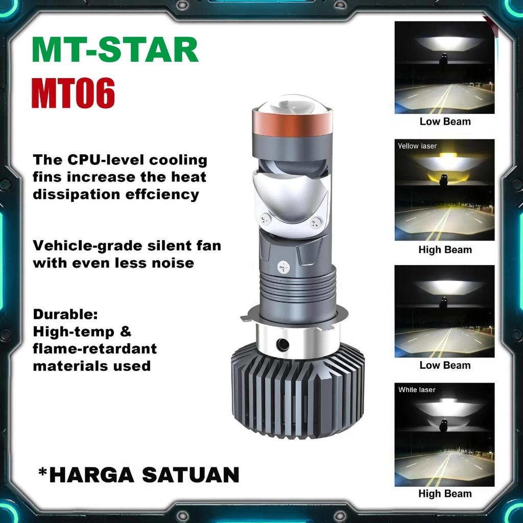 MT STAR MT06 H6 H4 S2 bed โปรเจคเตอร์รถจักรยานยนต์ไฟ led พร้อมพัดลมระบายความร้อนสูงสามารถใช้สําหรับร