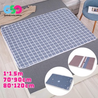 1.5m Alas Ompol Perlak Bayi Dewasa Waterproof Katun Cotton Reusable Mattress Protecto Incontinence
