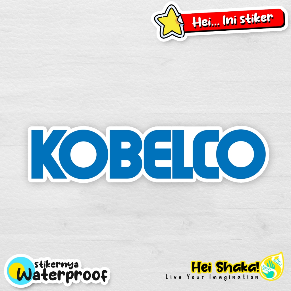 Heishaka Kobelco Logo Sticker ไวนิลกันน้ํา