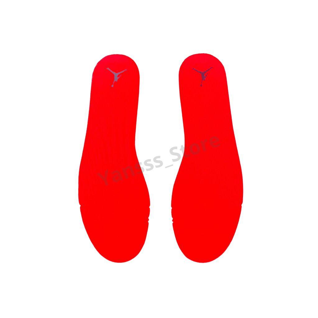 MERAH พื้นรองเท้าสําหรับรองเท้ากีฬาแบบนุ่มรองเท้าผ้าใบล่าสุด N1K3 J0RD4N สีแดงสีดํา