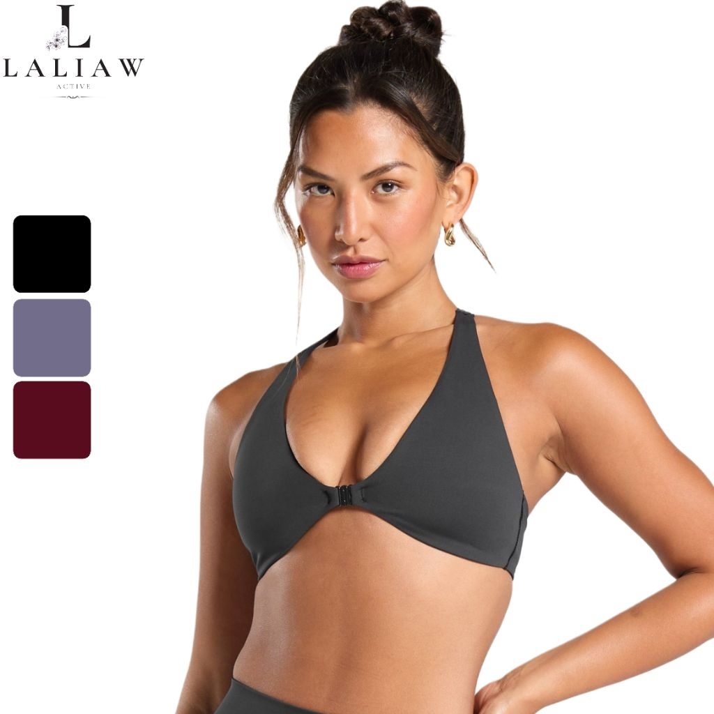 Laliasw.Active - Sellingy Top / เสื้อกีฬาผู้หญิง Sportbra Brasport Gym Halter Neck Bra Gymshark