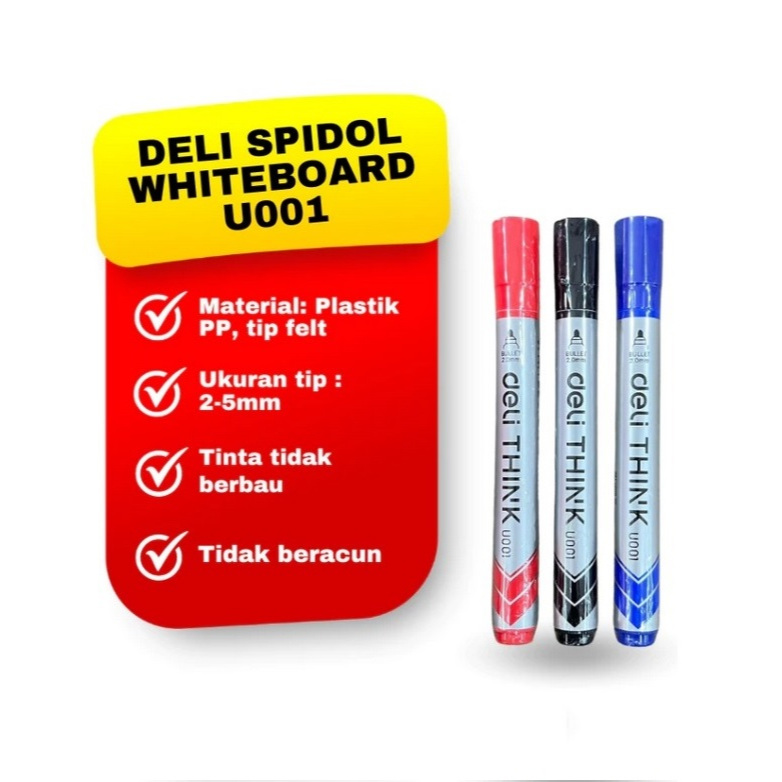 DELI U001 WHITEBOARD MARKER/ WHITEBOARD MARKER