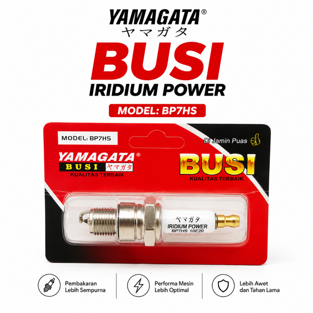 YAMAGATA BP7HS RXK ใหม่ RXZ F1 F1ZR FIZ R Force 1 Sigma Alfa หัวเทียนอิริเดียมประสิทธิภาพสูง