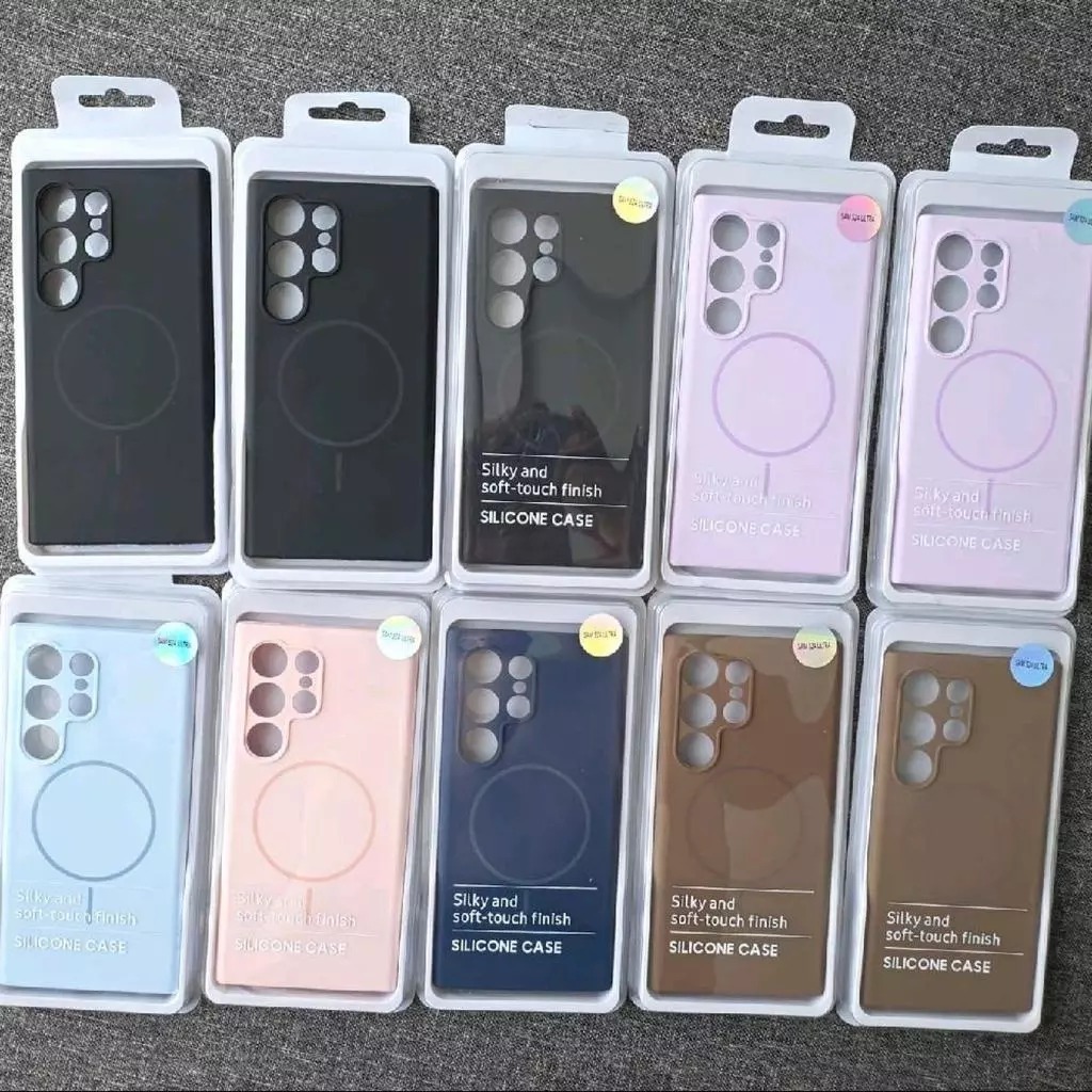 ANTI-STAIN CASE SAMSUNG S21 FE S22 ULTRA S23 S23 FE S23 ULTRA SILICONE MAGNET MAGSAFE SOFT VELVET AN