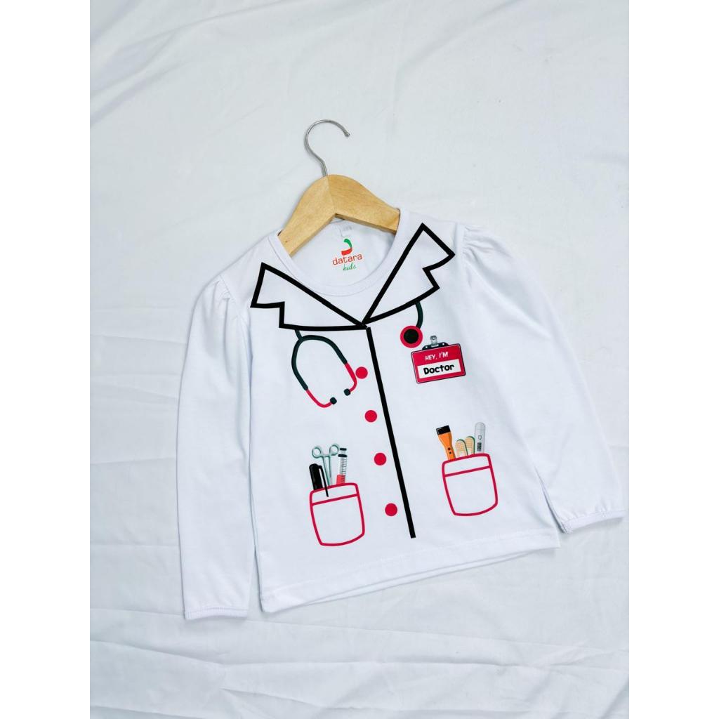 Besia Trends - Girls Doctor Costume Kids Medical Professional อาชีพชุดวัน