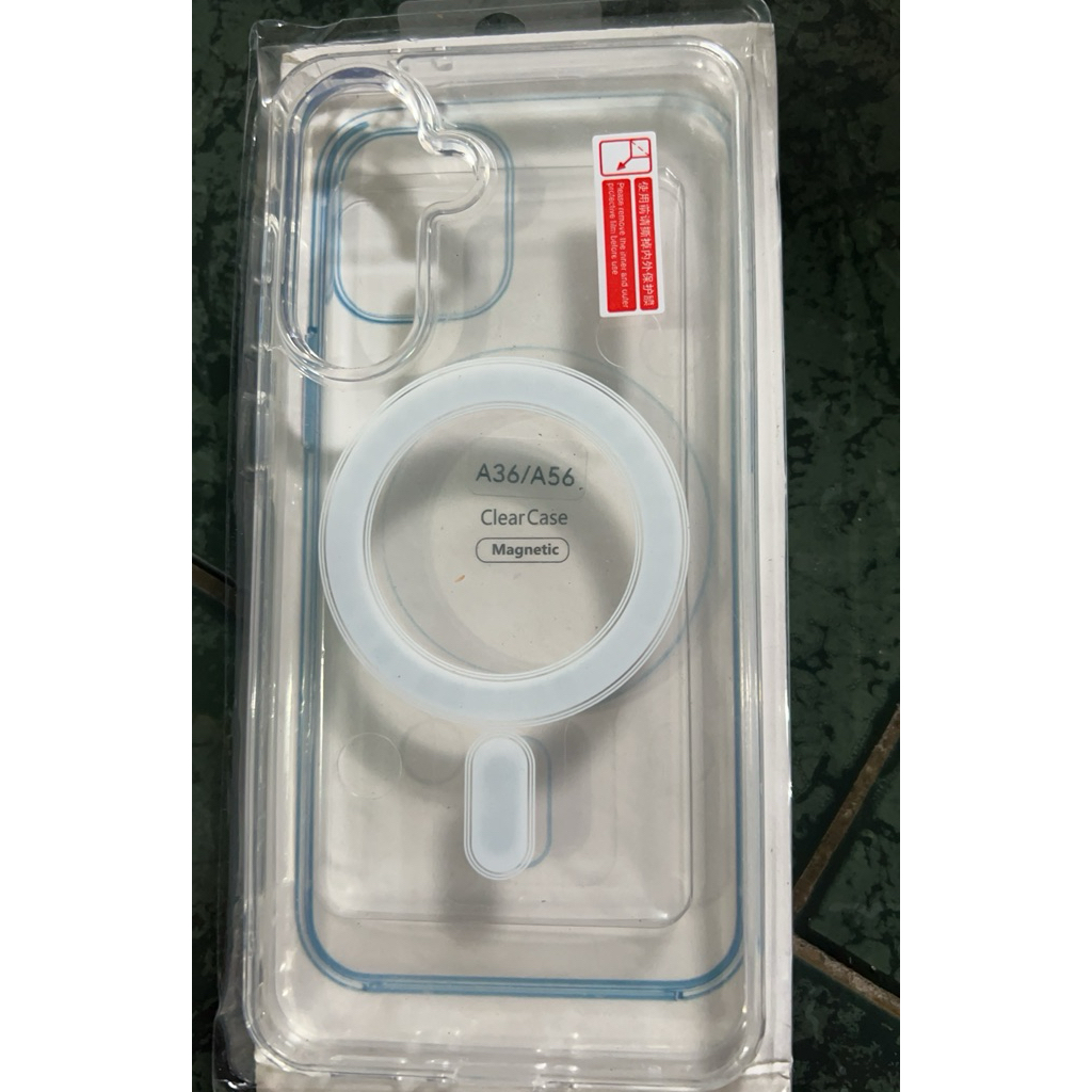 Clear Magsaf Case Samsung A36 / A56 Bening