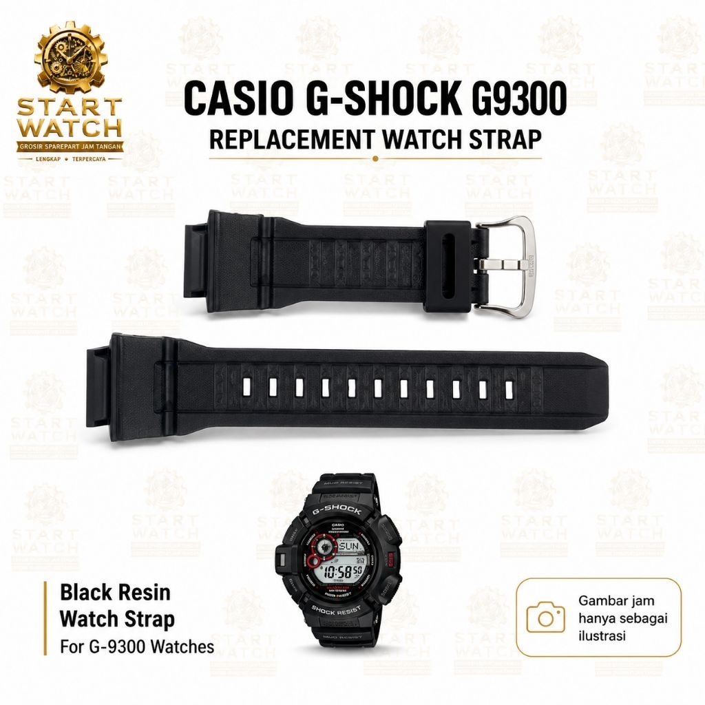 CASIO G-SHOCK GW-9300 สายนาฬิกา CASIO G SHOCK MUDMAN G-9300 สายนาฬิกาซิลิโคน G9300