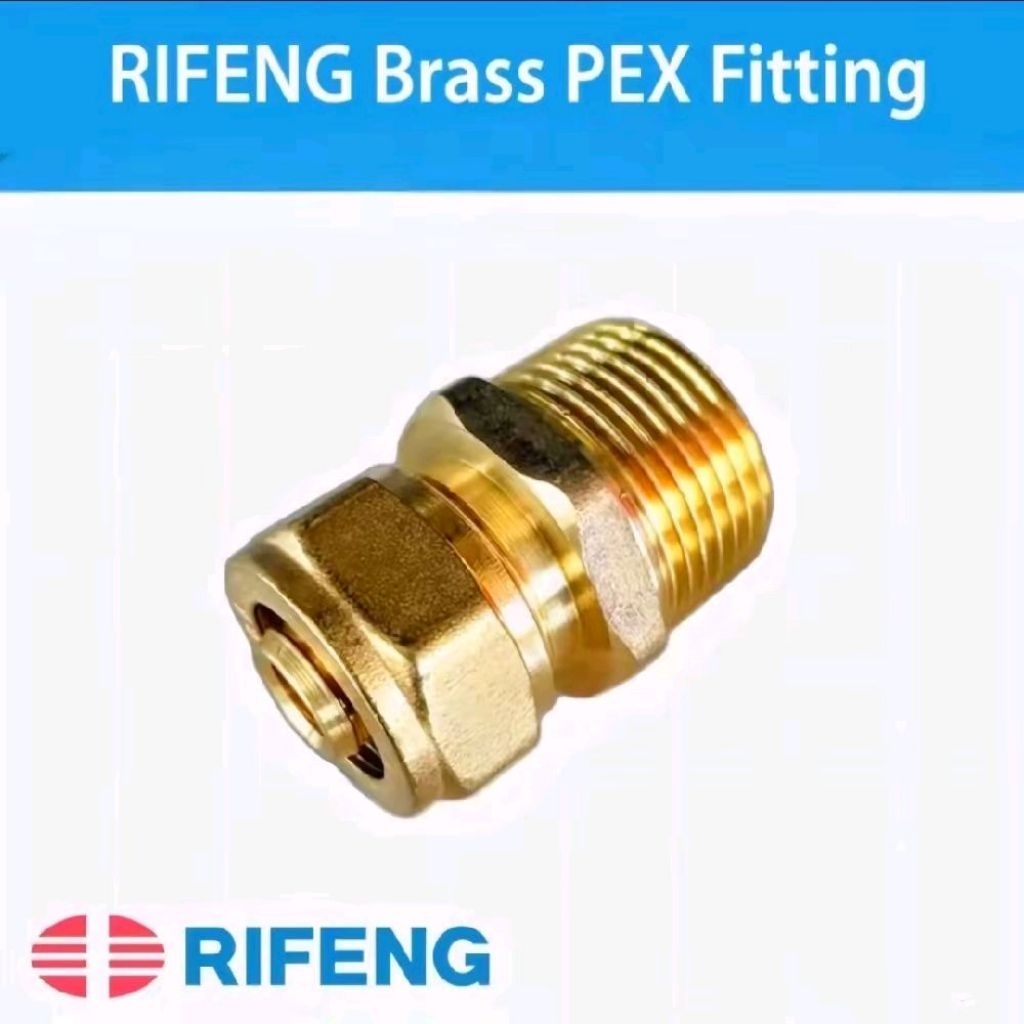 PEX Rifeng 1 นิ้ว SDL PEX 2025 x 1" M ชายตรง Union Rifo 2025 x 1 นิ้วซ็อกเก็ตชาย PEX 25 x 1" M