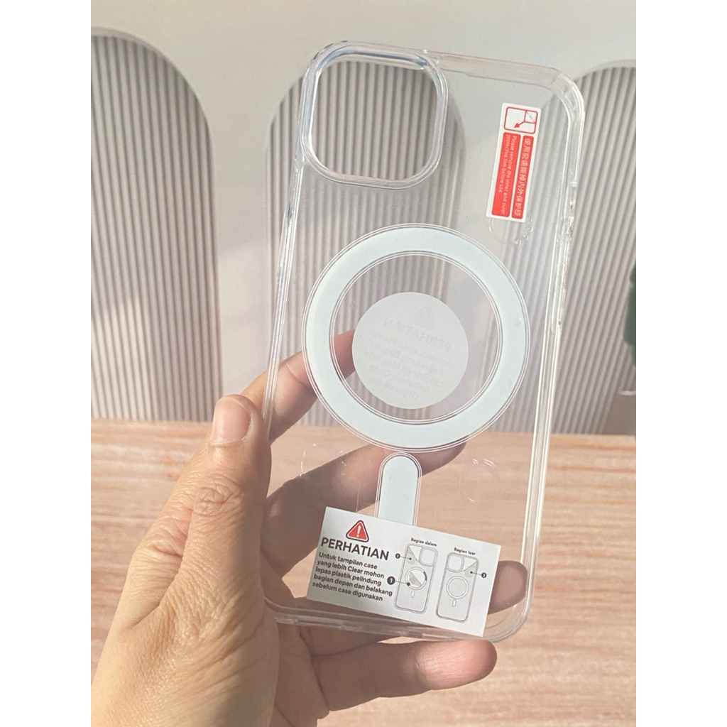 Magsafe ip 13 ปลอกสีขาวใส