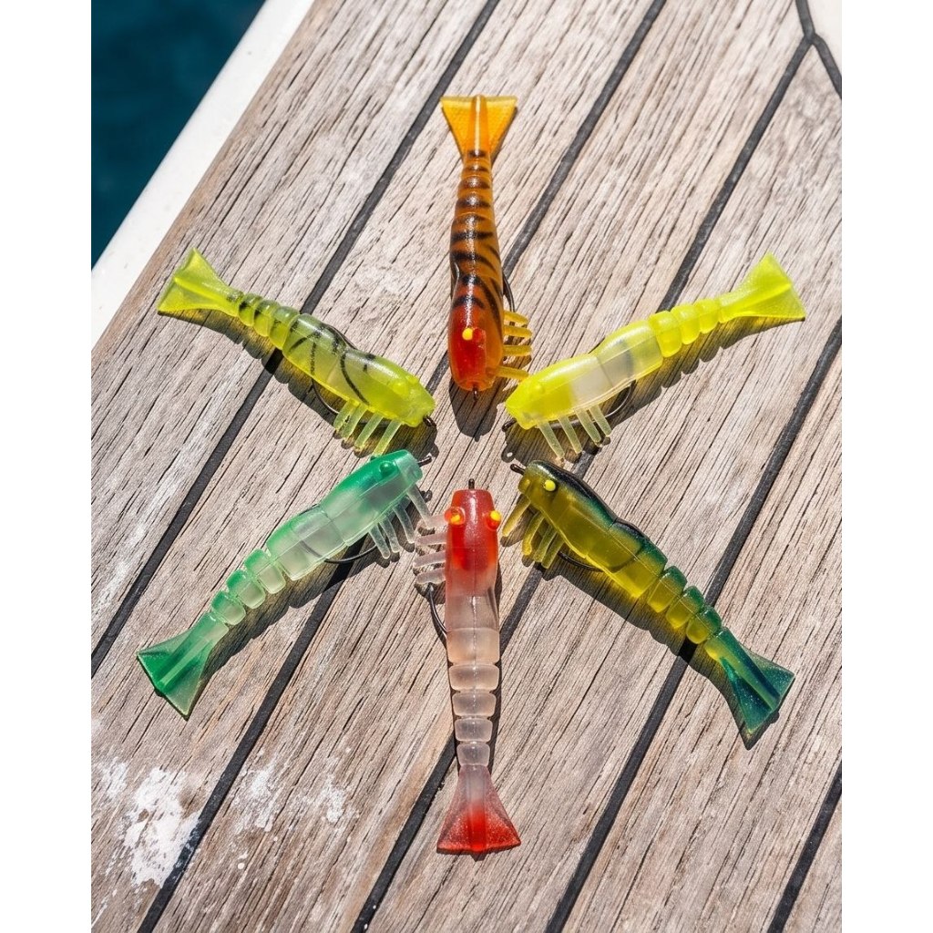 LIBRA LIVE ShrimP เหยื่อ ShrimP แบบนุ่ม 9ซม