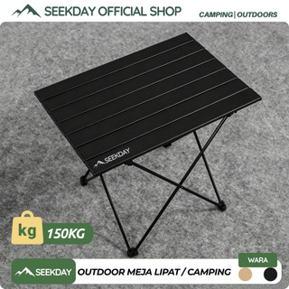 Seekday Meja Lipat portabel Outdoor table Baja Karbon Meja Camping Lipat Kursi Lipat Dan Meja