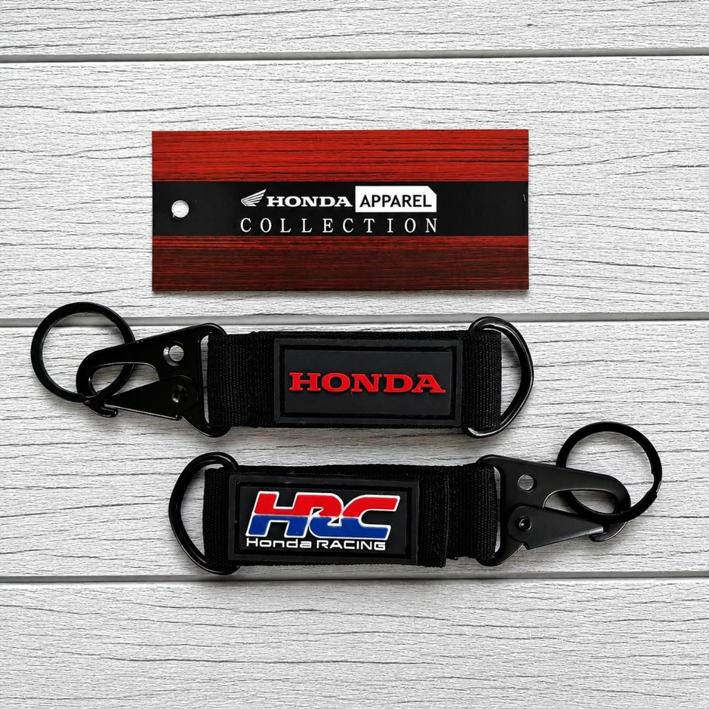 GANTUNGAN พวงกุญแจมอเตอร์ไซค์ Honda HRC ดั้งเดิม - ดีไซน์เรียบหรู ทนทาน โลโก้ HRC