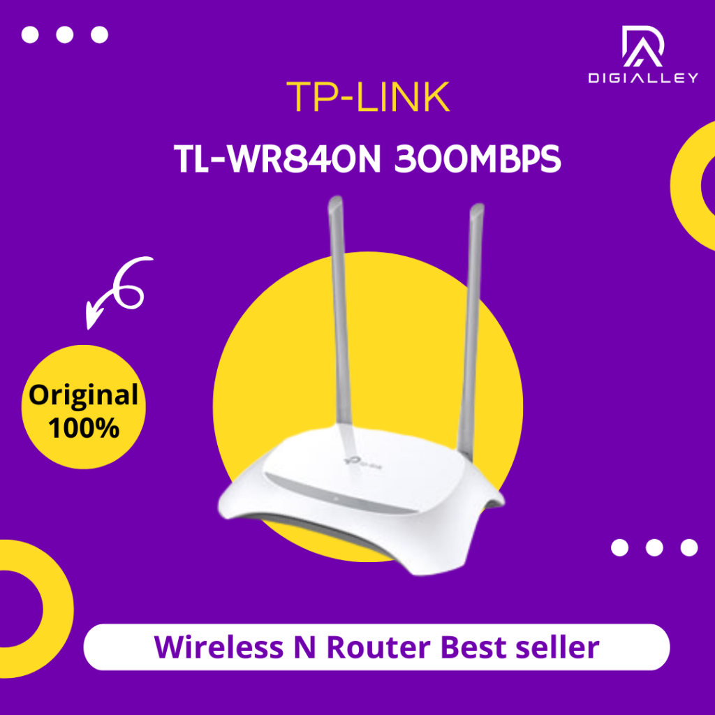 TP-LINK TL-WR840N 300Mbps Wireless N เราเตอร์ Tplink TL WR840N