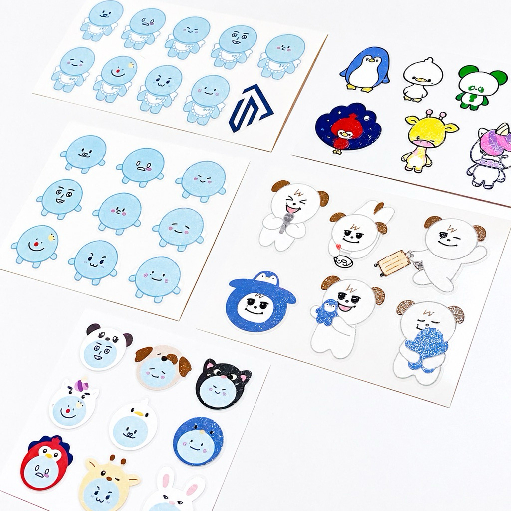 สติ๊กเกอร์ไวนิลใส Luvele Super Junior Suju Donghae Eunhyuk Kyuhyun