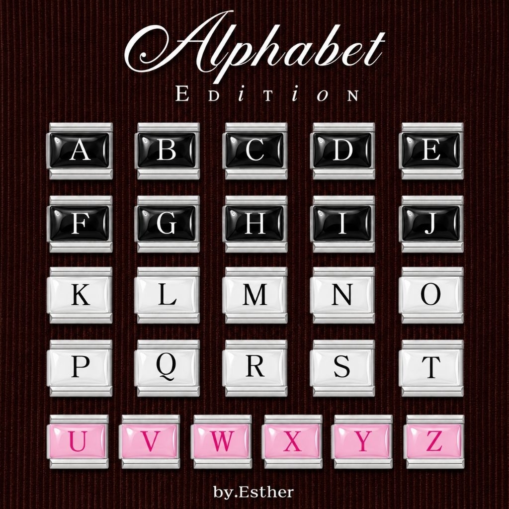 CHARM ITALIAN BRACELET ALPHABET EDITION | โดย.เอสเธอร์