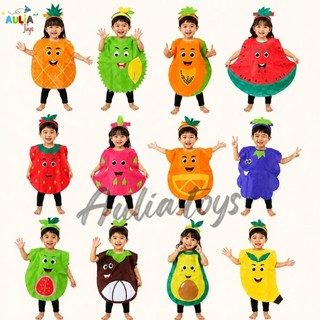 Best Seller!!! Kostum Buah Berbagai Macam Motif Karnaval Pentas Seni Anak Laki-Laki dan Perempuan