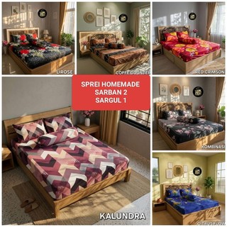 SPREI HOMEMADE NO1(180x200x20) SARUNG BANTAL2/GULING 1