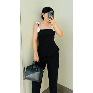YUNNA FLOWER TOP / TOP WANITA PREMIUM