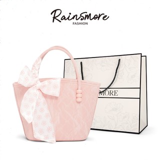 Tote Bag Wanita Desain Elegan & Mewah – RAINSMORE Model Terbaru Trendy, Kapasitas Besar & Simple