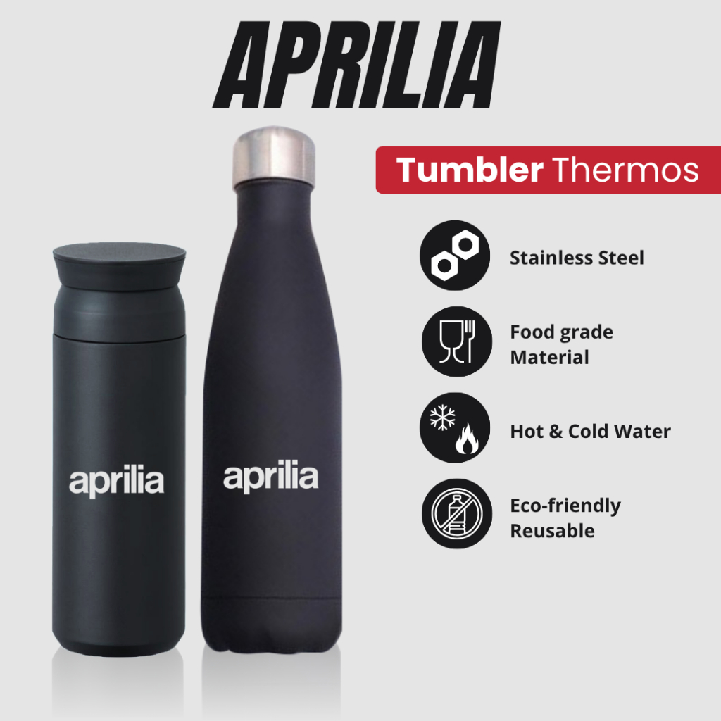 TERMOS APRILIA - TUMBLER THERMOS CUASTOM APRILIA DESIGN