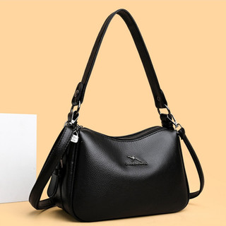 Tas Wanita Import Elegan Gaya Kanguru - Bahan Kulit Sapi, Anti Pencuri, Tahan Air, Kapasitas Besar Cocok Kerja & Traveling