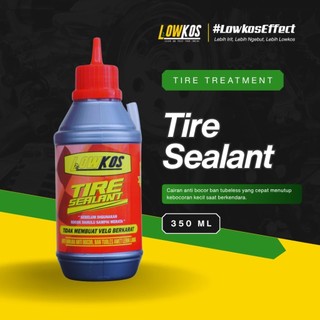 LOWKOS Cairan Ban Tubeless 350ml Original Red Edition - Anti Ranjau Paku & Menambal Otomatis