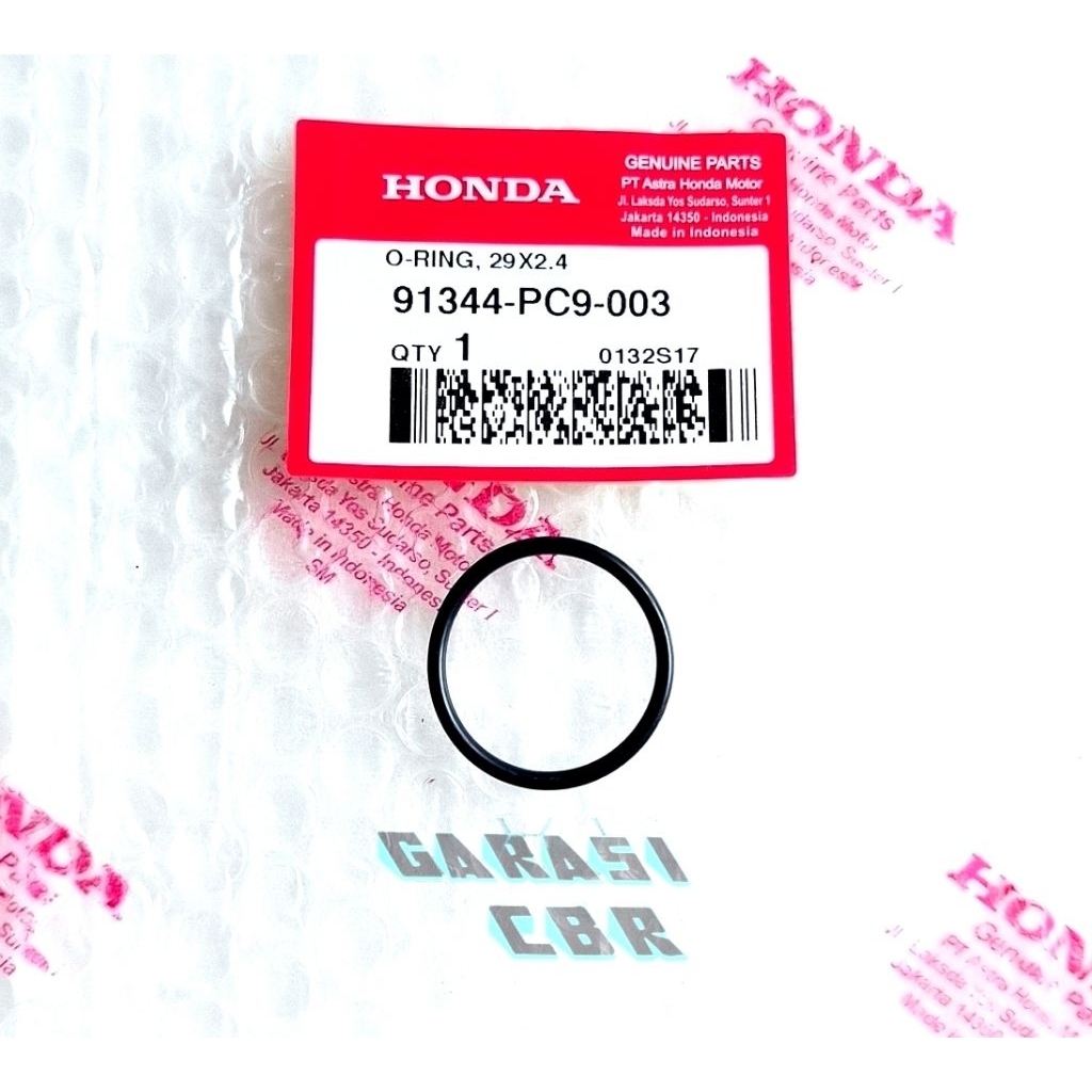 91344PC9003 - โอริง 29X2.4 Honda CBR 250RR - ซ้ายบล็อก Bolt ซีลยาง CBR 250RR - Oring 29X2.4 นก CBR 2