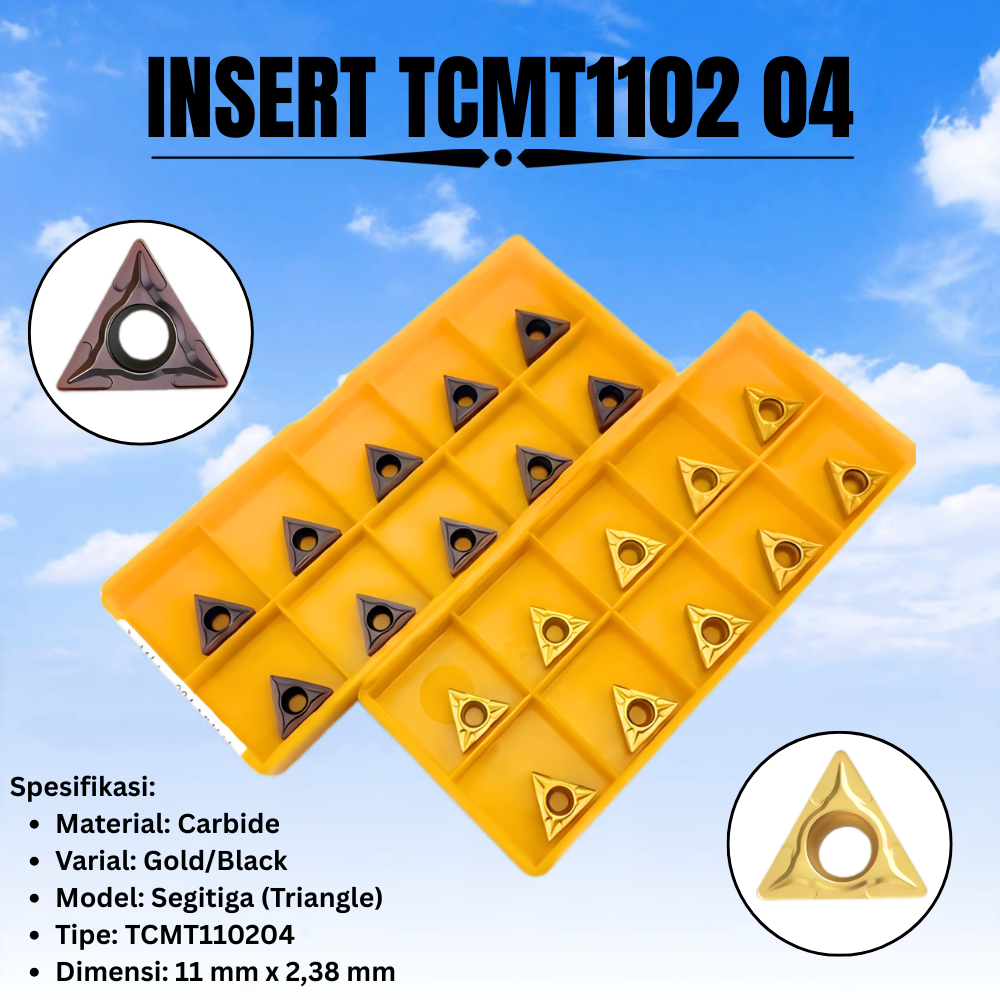 Ms7 เครื่องกลึงใส่ TCMT11 คาร์ไบด์ใส่ TCMT 1102 ใหม่