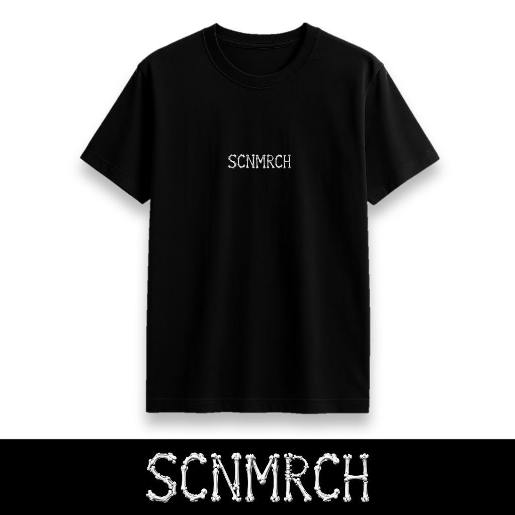 Original Scene Merch TS SCNMRCH TXT 02 เสื้อยืด BLK