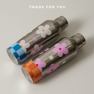 DEFECT Tumbler Flower/Tumbler Minum Stainless (MOHON BACA DESKRIPSI)