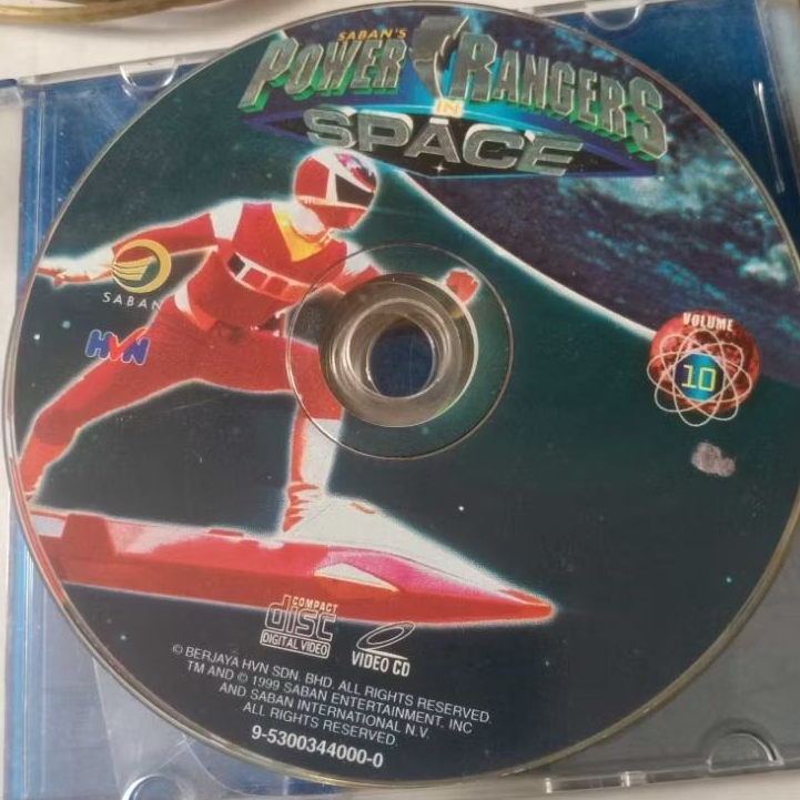 VCD ORIGINAL SABAN POWER RANGERS - SPACE VOL 1O ไม่มีฝาครอบ