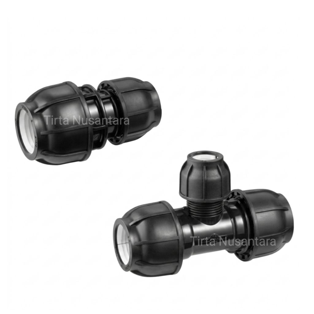 HDPE ลด 32mm x 25mm - การเชื่อมต่อ HDPE ขนาดต่างๆ 1 นิ้ว x 3/4 นิ้ว