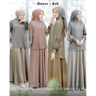 Naula Set Print (Blouse & Skirt) by shararea