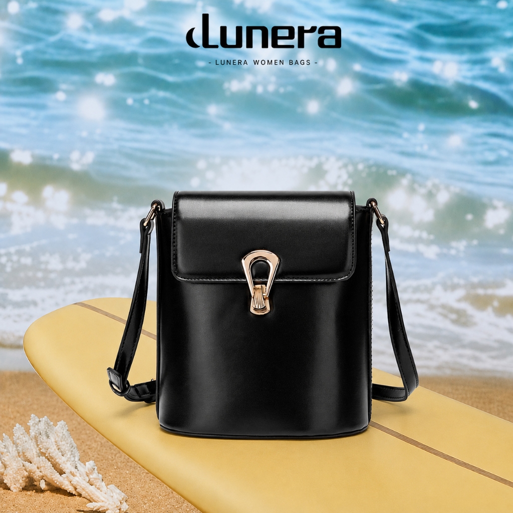 LUNAR - Womens Mini Vintage PU Leather Sling Bag - Auburn Luxe