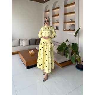 Set Rok Haniza Polka By Jelita Elegant dengan Desain Polka Dot yang Menarik