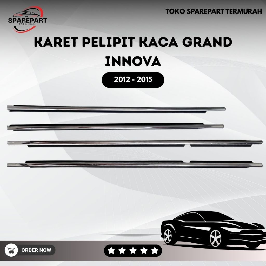GRAND INNOVA 2012 - 2015 กระจก SEAM RUBBER
