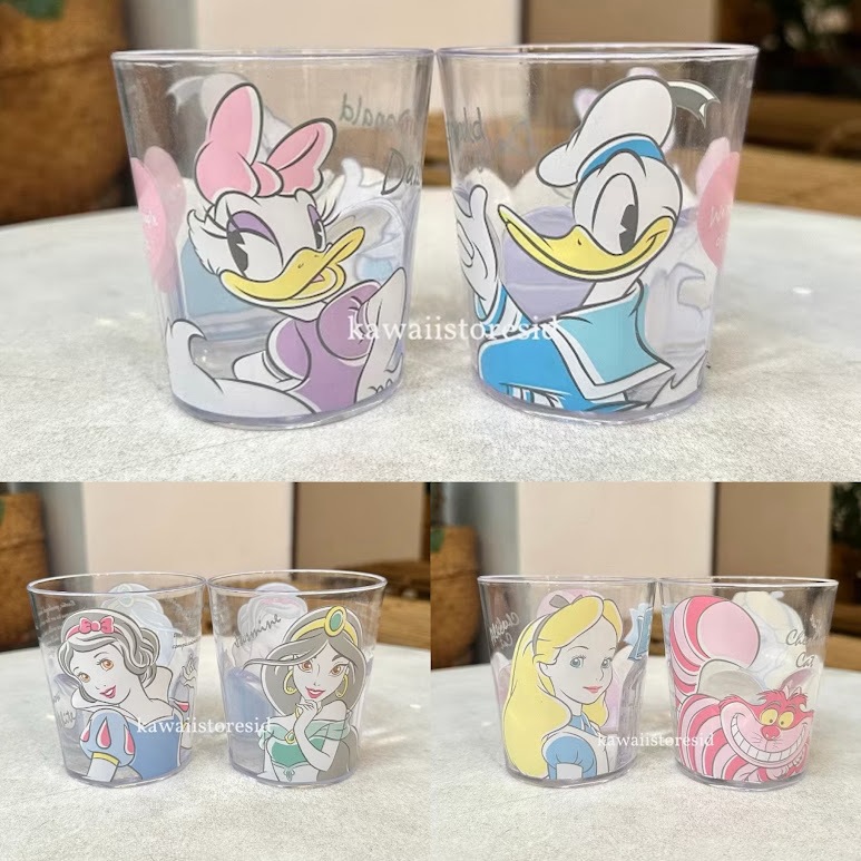 Disney Princess Ariel Rapunzel Cars Toy Story Pooh Monster Inc Mike Donald Daisy Plastic Cup