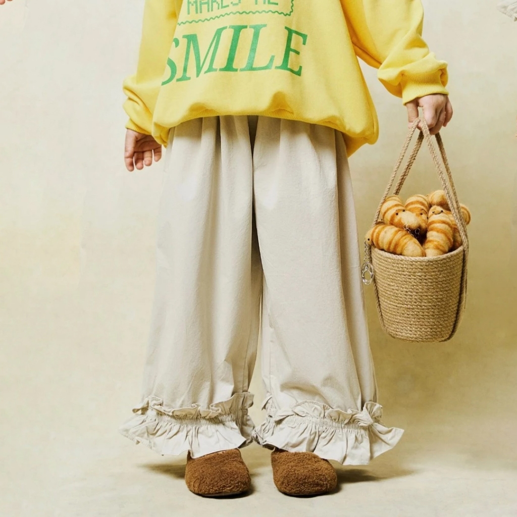 OVERFLOWSTUFF KIDS BAGGY KIDS CREAM UNISEX 2 ปี-14 ปี