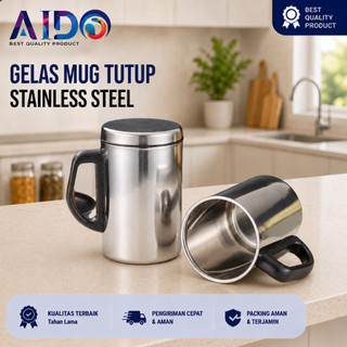 Mug thermos stainless steel gelas kopi teh susu anti panas dingin termos murah souvenir wedding
