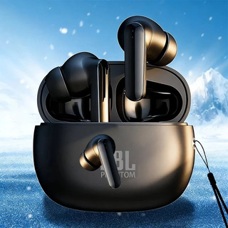 ORI PHANTOM Headset Bluetooth versi 5.3, peredam bising aktif, masa pakai baterai lama, latensi rendah, tahan air IPX5, HiFi, kualitas suara ultra-tinggi, bermain game, olahraga, dan hiburan, cocok untuk ponsel apa pun