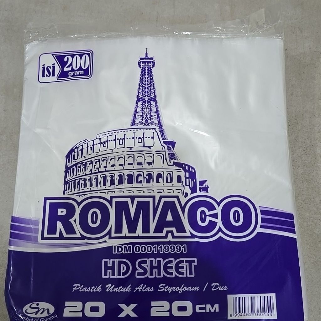 HD SHEET ROYAL & ROMACO Plastic / Food Liner Plastic