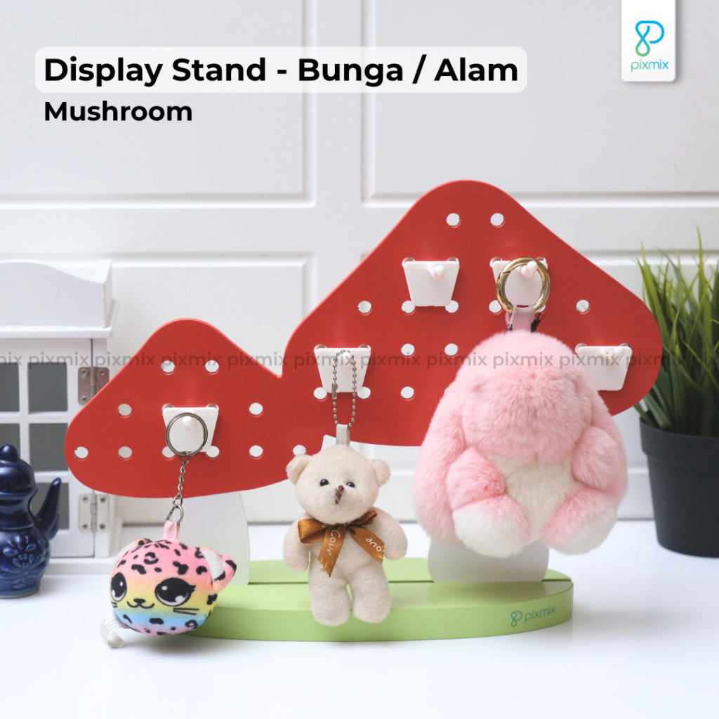 GANTUNGAN Pegboard Accessories Hanger / โชว์สินค้าเห็ด - Pixmix