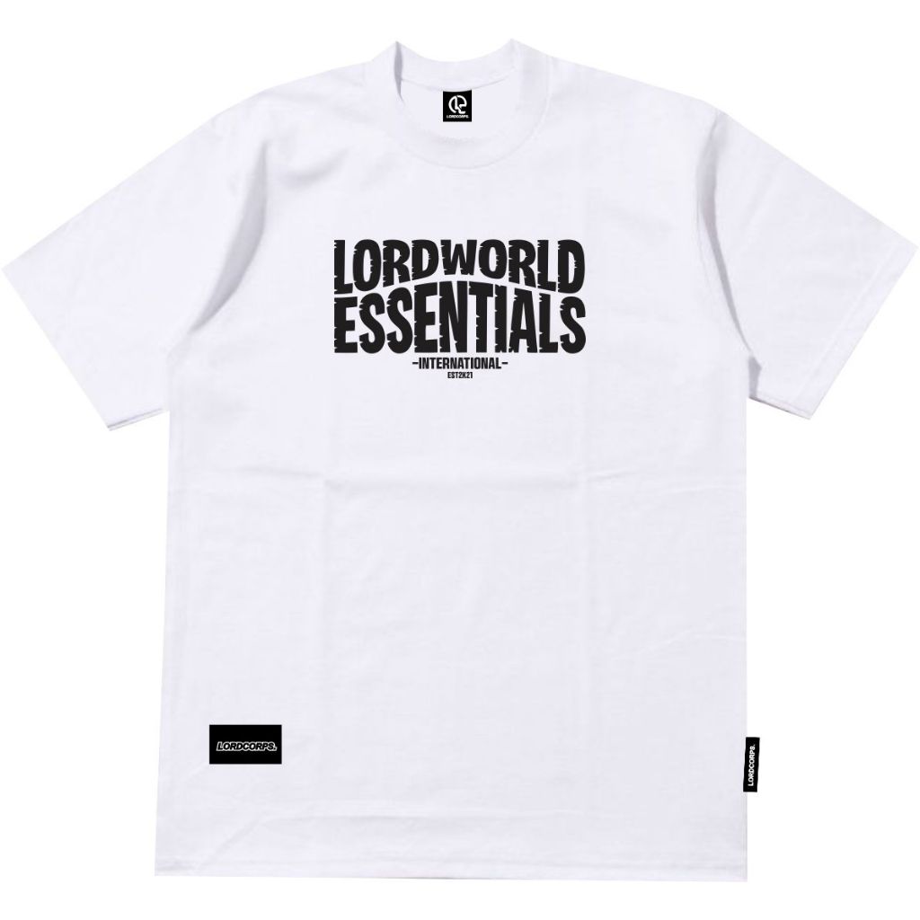 เสื้อยืดผู้ชาย Distro เสื้อผ้าผู้ชาย/ผู้หญิง เสื้อยืด distro tops, nordcorps art Esentials Lordworld
