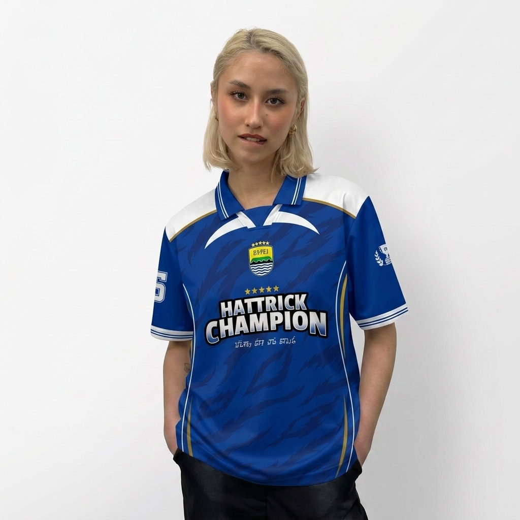 Rabona Fantasy Vintage Jersey PERSIB HATTRICK CHAMPION 2026/ 3D PET LOGO/ เสื้อแฟนตาซี/เสื้อย้อนยุค/