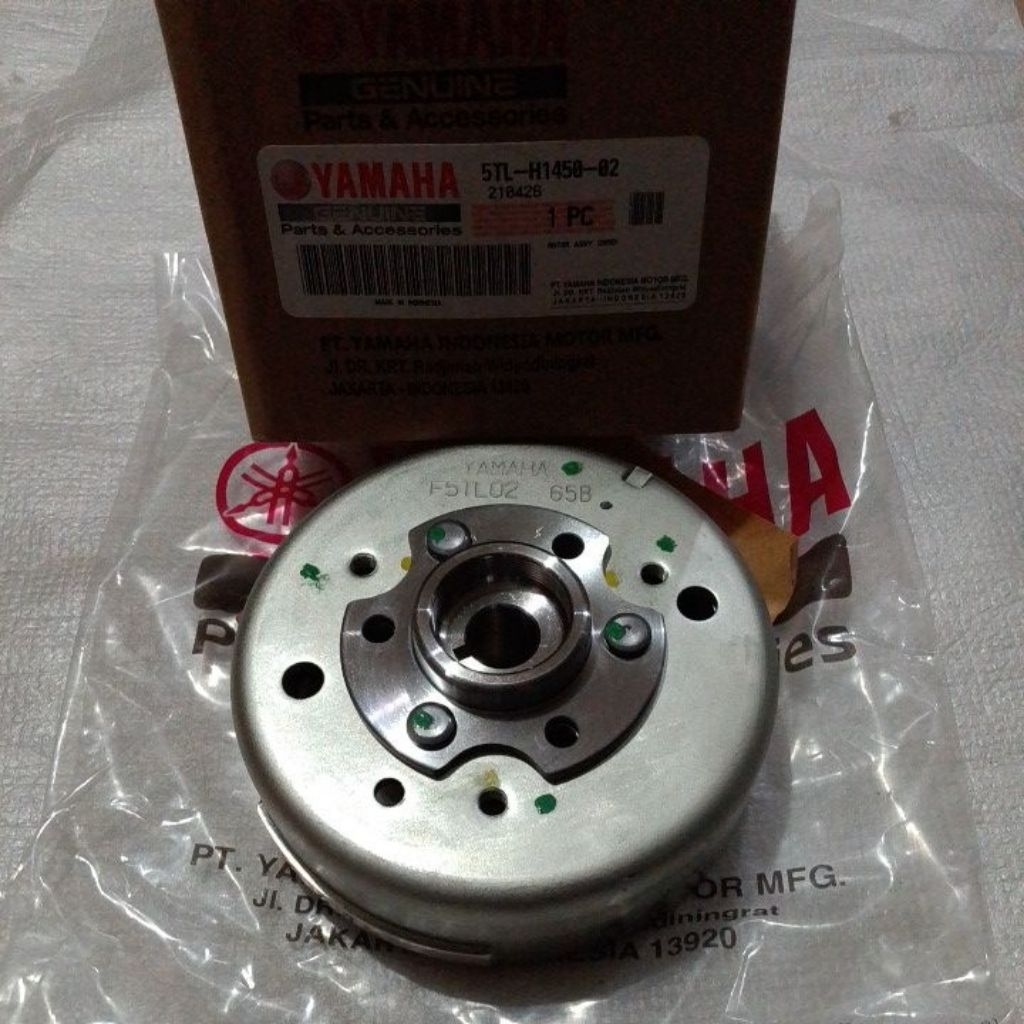 ROTOR ASSY/MAGNET MIO SPORTY/SMILE/SOUL CARBON ORIGINAL YAMAHA