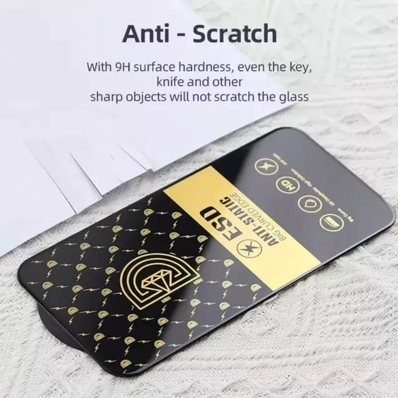 Anti-Scratch แก้วใส ESD Static/กระจกนิรภัย Anti Static Realme C75 C65 C55 C67 C71 C12 C15 C11 C20 C2